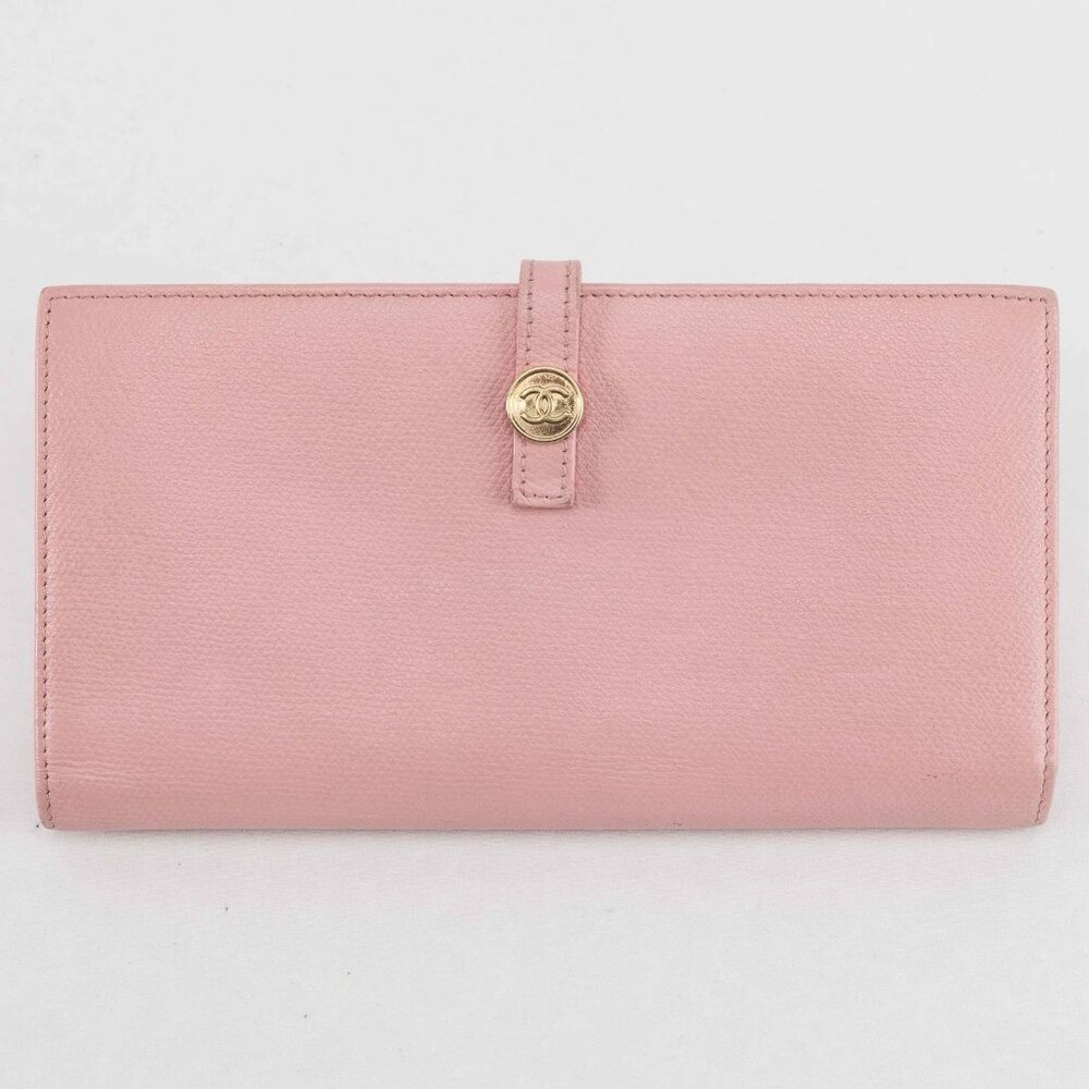 ❤️Chanel Classic Flap Long Wallet in Pink Caviar Leather❤️ - Picture 2 of 16